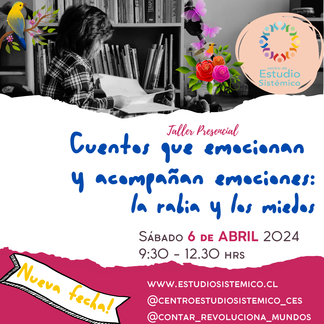 Taller Cuentos que emocionan y acompañan emociones: la rabia y los miedos - 06 abril 2024